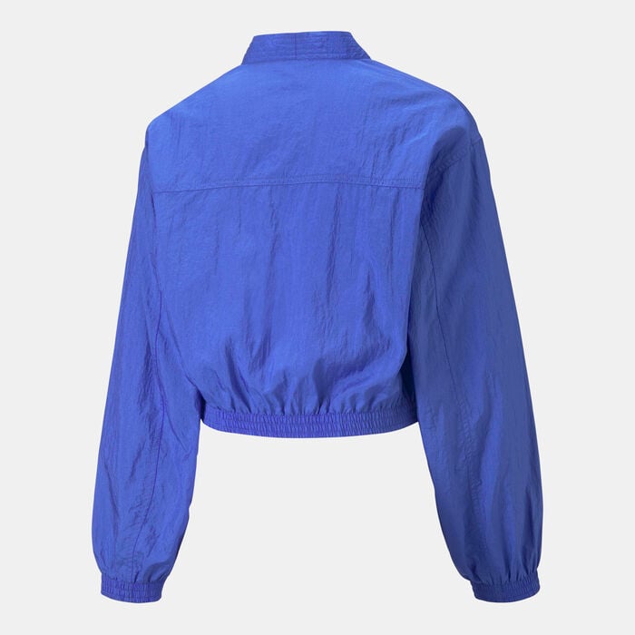 PUMA Women's Dare To Woven Jacket Blue PUMA Women's Dare To Woven Jacket Blue image number 2