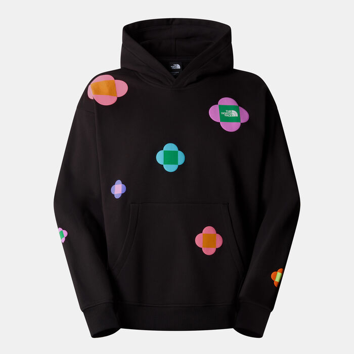 The North Face Yinka Ilori Let's Blossom Together Hoodie Black The North Face Yinka Ilori Let's Blossom Together Hoodie Black image number 0