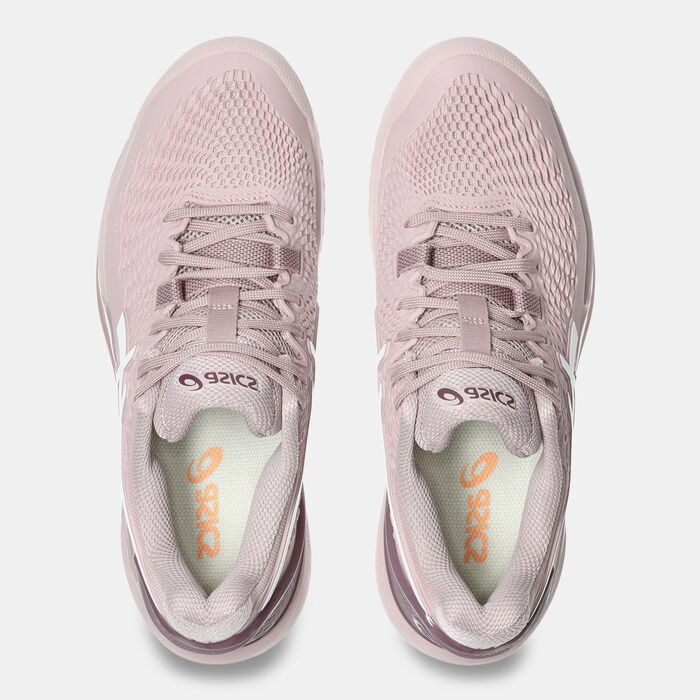 ASICS Women's GEL-RESOLUTION 9 Tennis Shoes Purple image number 4