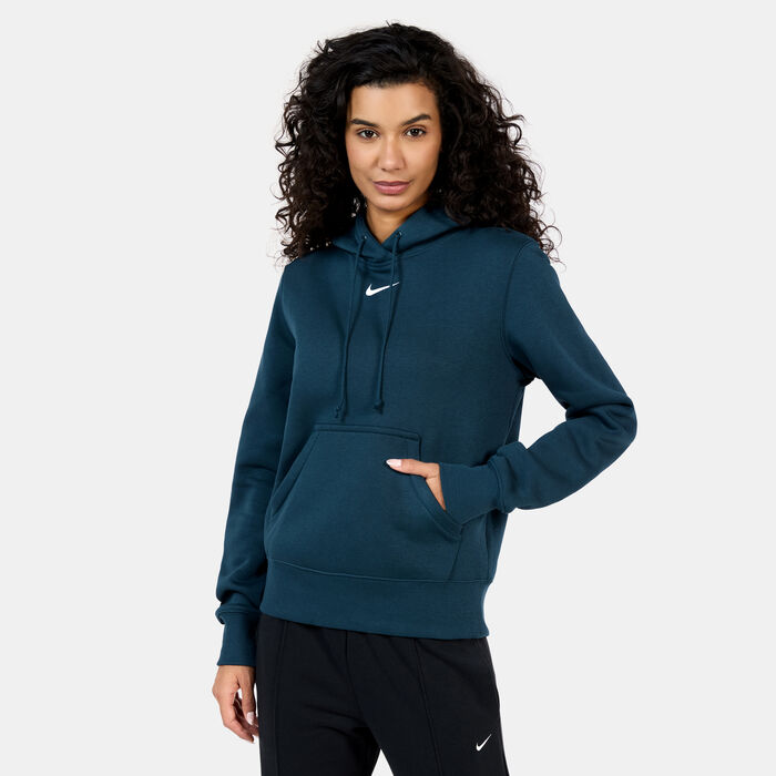 Nike Women's Sportswear Phoenix Fleece Hoodie Blue Nike Women's Sportswear Phoenix Fleece Hoodie Blue image number 0