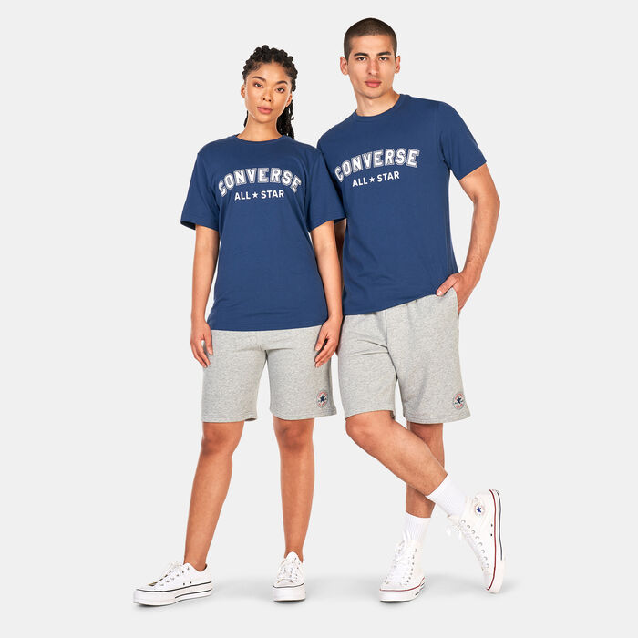 Converse All Star Center Front T-Shirt Blue Converse All Star Center Front T-Shirt Blue image number 2