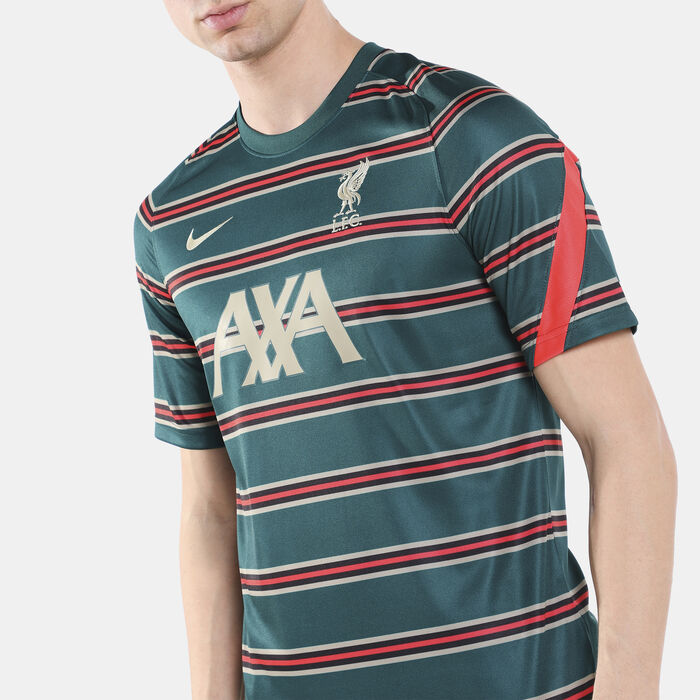 Nike Men's Liverpool F.C. Dri-FIT T-Shirt Green image number 3