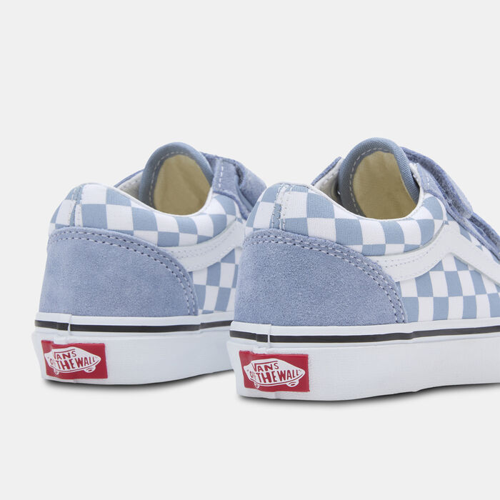 Vans Kids' Old Skool V Checkerboard Shoes Multi-Color Vans Kids' Old Skool V Checkerboard Shoes Multi-Color image number 4