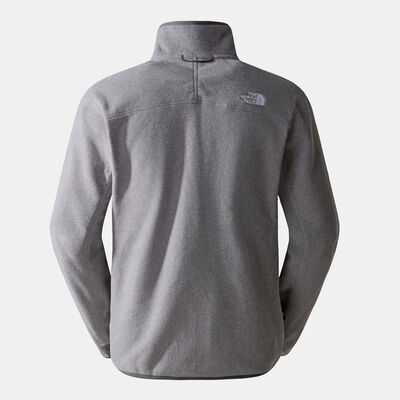 The North Face Men's 100 Glacier Full-Zip Fleece Jacket Grey