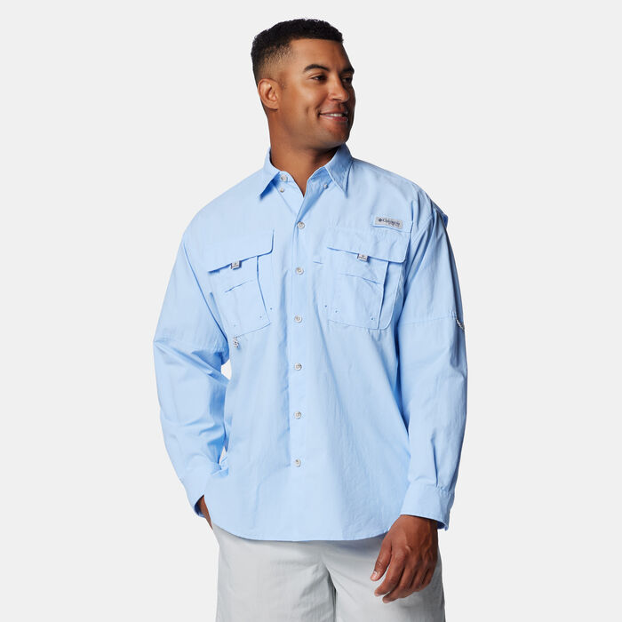 Columbia Men's Bahama™ II Long Sleeve Shirt Blue Columbia Men's Bahama™ II Long Sleeve Shirt Blue image number 0