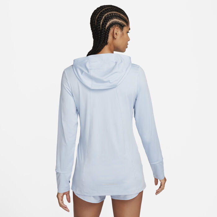 Nike Women's Dri-FIT Swift Element UV Top Blue Nike Women's Dri-FIT Swift Element UV Top Blue image number 1