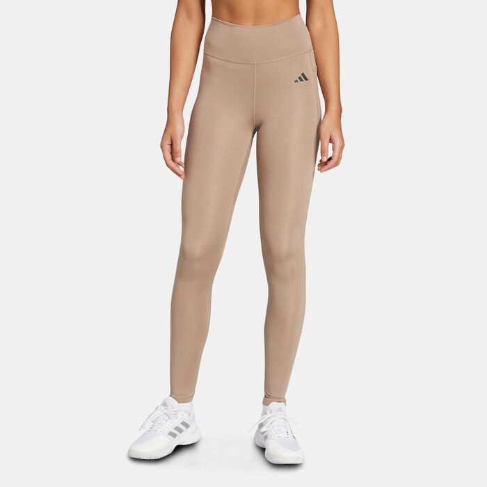 adidas Women's Optime Essentials Training Leggings Brown adidas Women's Optime Essentials Training Leggings Brown image number 0