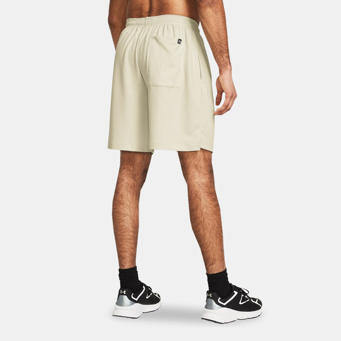 Under Armour Men's Rival Waffle Shorts White Under Armour Men's Rival Waffle Shorts White image number 1