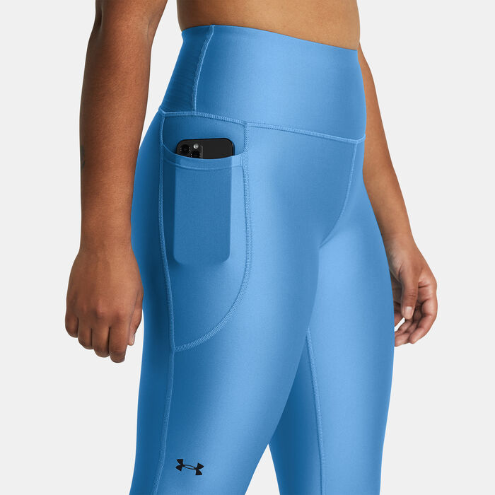 Under Armour Women's UA Tech™ HeatGear® Training Leggings Blue image number 3