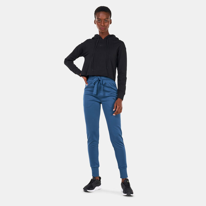 SQUATWOLF Women's She Wolf Crop Hoodie Black image number 2