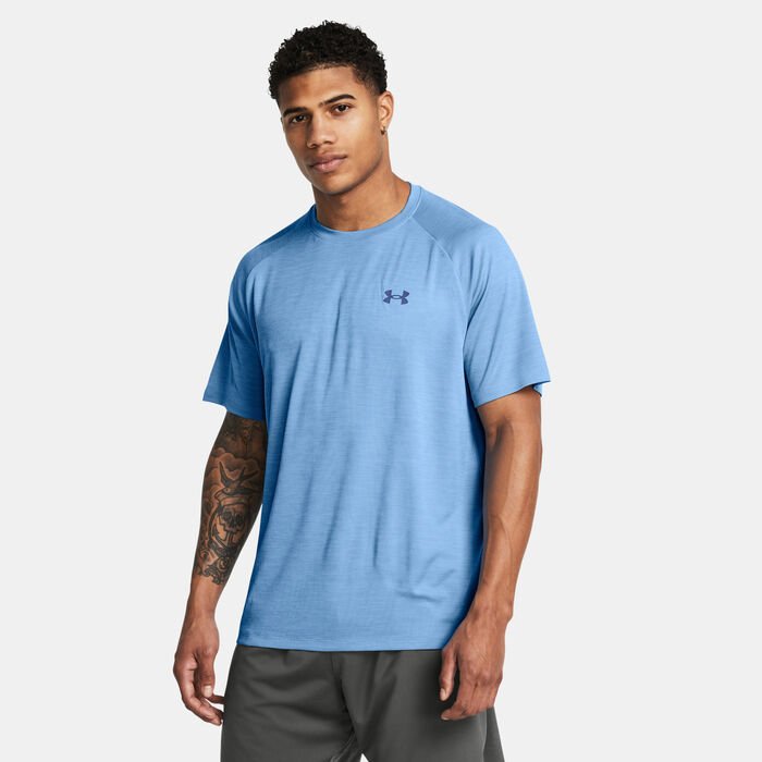 Under Armour Men's UA Tech Textured T-Shirt Blue image number 0