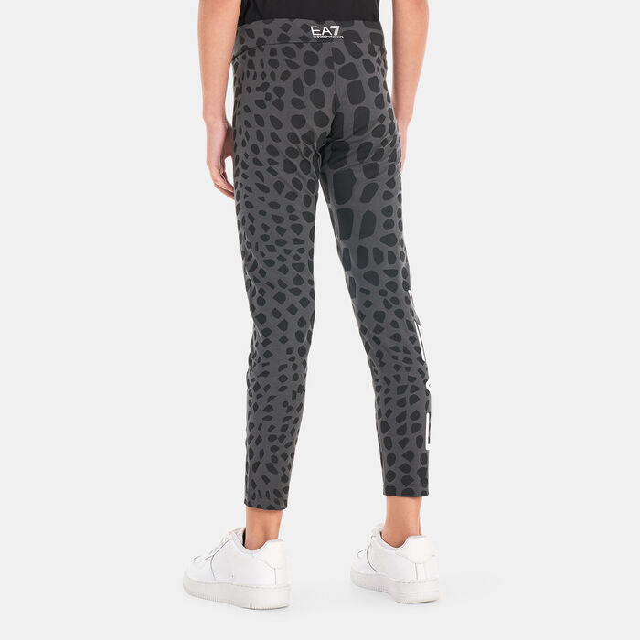 EA7 Emporio Armani Kids' Graphic Series Leggings Black image number 1
