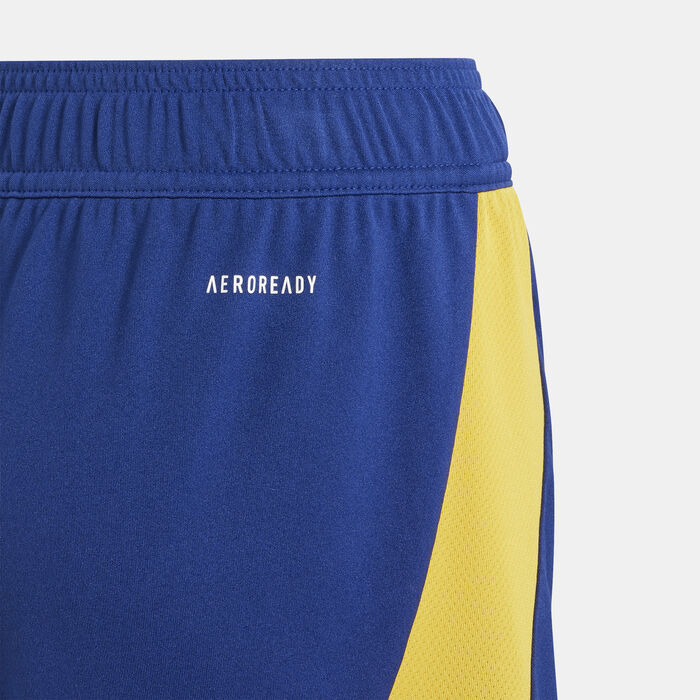 adidas Kids' Spain Replica Home Football Shorts - 2024 Blue adidas Kids' Spain Replica Home Football Shorts - 2024 Blue image number 4