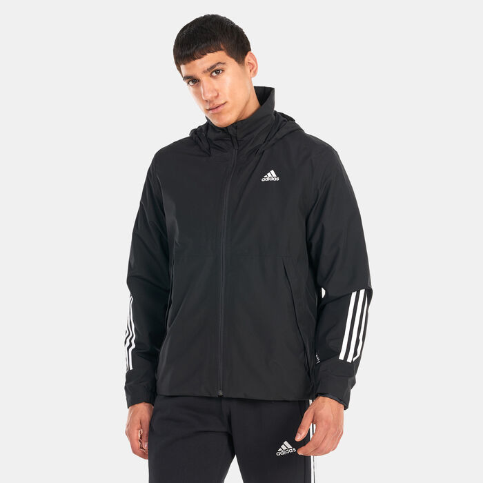 adidas Men's BSC 3-Stripes RAIN.RDY Jacket Black adidas Men's BSC 3-Stripes RAIN.RDY Jacket Black image number 0