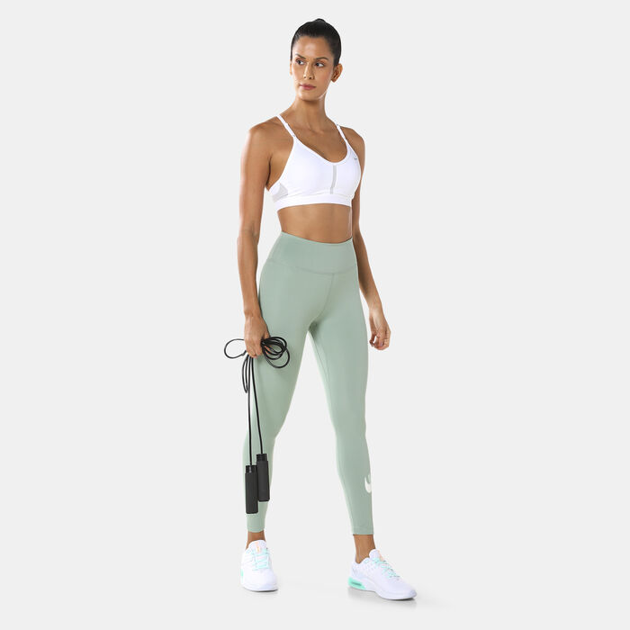 Nike Women's Indy Light-Support Padded V-Neck Sports Bra White Nike Women's Indy Light-Support Padded V-Neck Sports Bra White image number 2