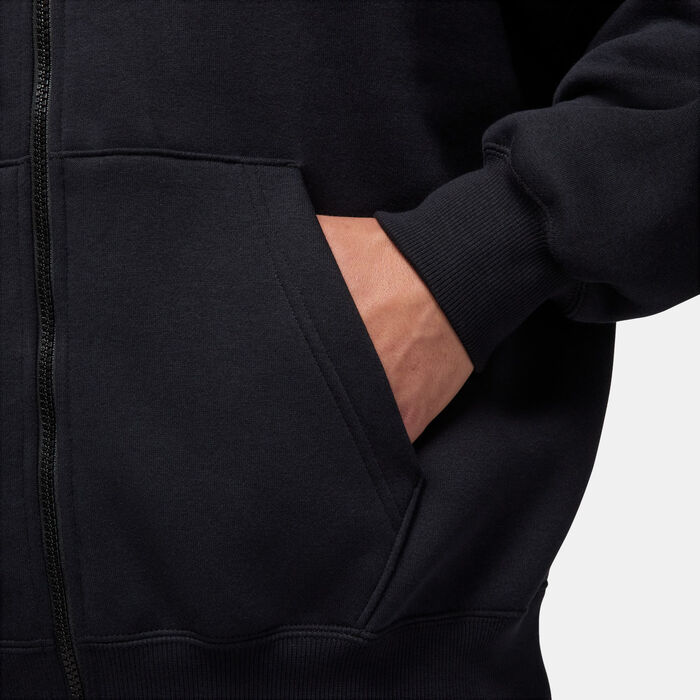 Jordan Men's Brooklyn Fleece Full-Zip Hoodie Black image number 4