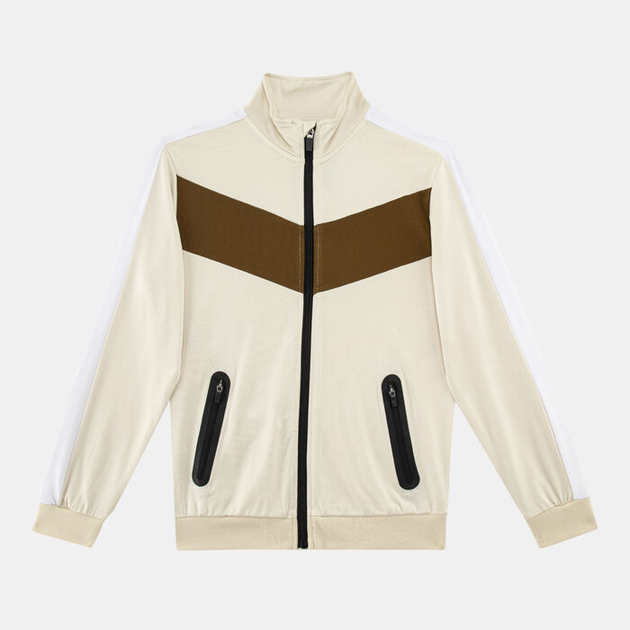 Sun and Sand Sports Kids' Colourblock Bomber Jacket Beige Sun and Sand Sports Kids' Colourblock Bomber Jacket Beige image number 0