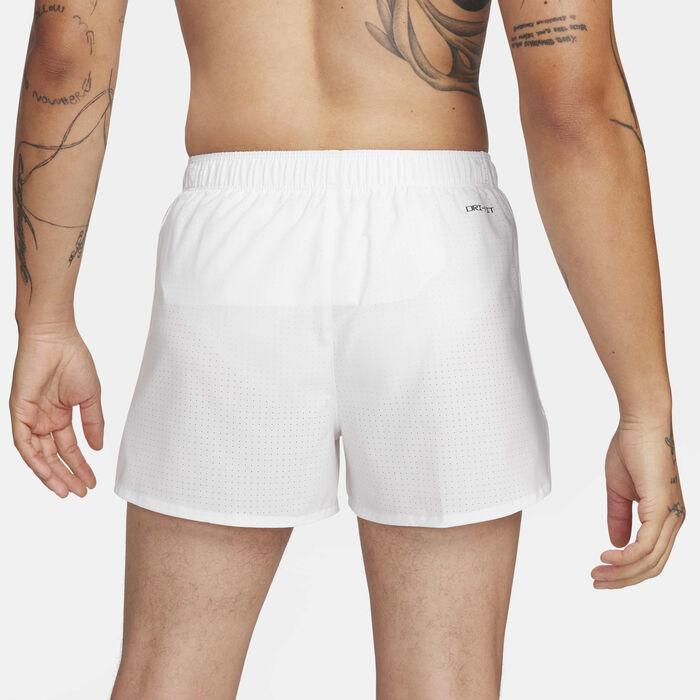 Nike Men's Fast Dri-FIT Running Shorts White Nike Men's Fast Dri-FIT Running Shorts White image number 2