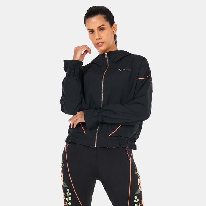 PUMA Women's X Frida Khalo Reversible Jacket Black PUMA Women's X Frida Khalo Reversible Jacket Black image number 0