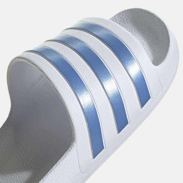 adidas Women's Adilette Aqua Slides White image number 4