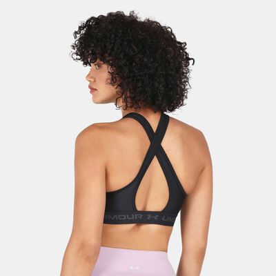 Under Armour Women's Armour Medium-Support Training Sports Bra Black