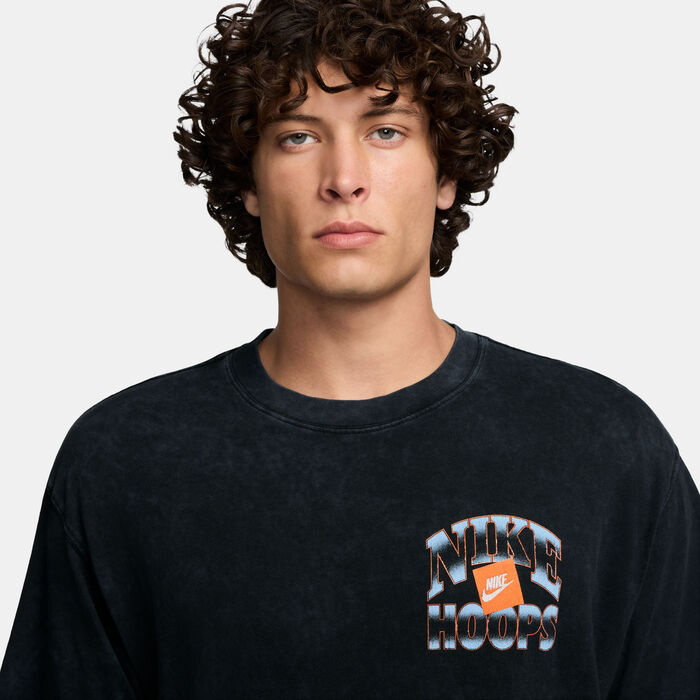 Nike Men's Max90 Basketball T-Shirt Black image number 2