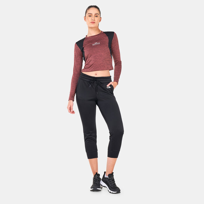 The North Face Women's Mountain Athletics Long Sleeve T-Shirt Red The North Face Women's Mountain Athletics Long Sleeve T-Shirt Red image number 2