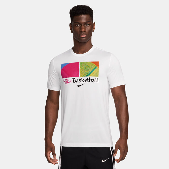 Nike Men's Dri-FIT Basketball T-Shirt White image number 0