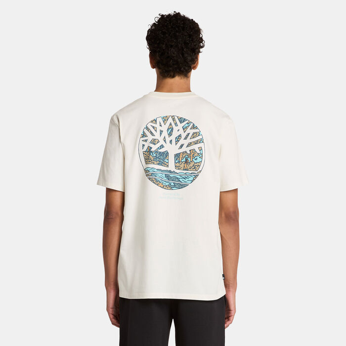 Timberland Men's Illustrated Tree T-Shirt White image number 1