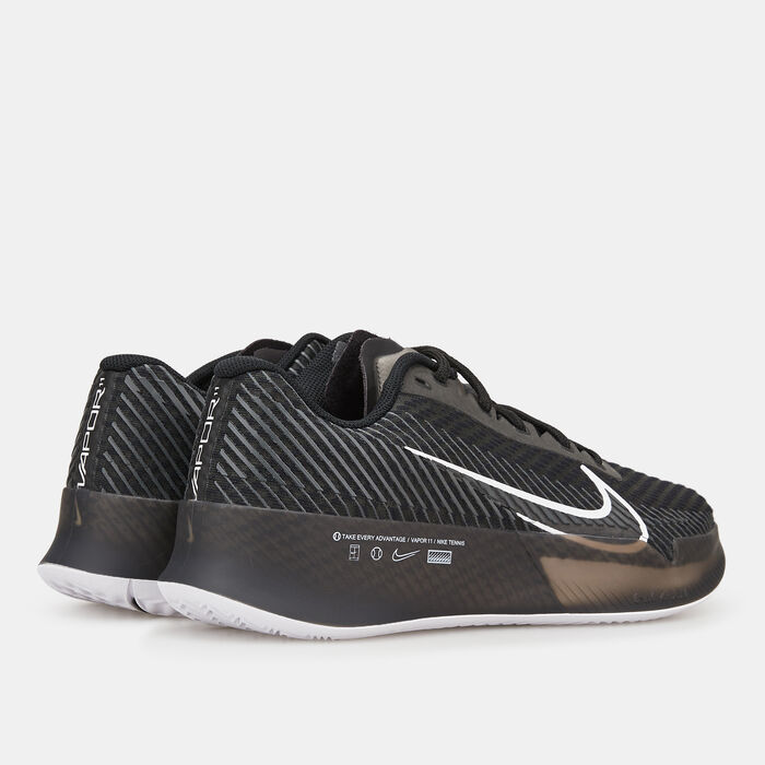 Nike Women's Court Air Zoom Vapor 11 Clay Tennis Shoe Black Nike Women's Court Air Zoom Vapor 11 Clay Tennis Shoe Black image number 2