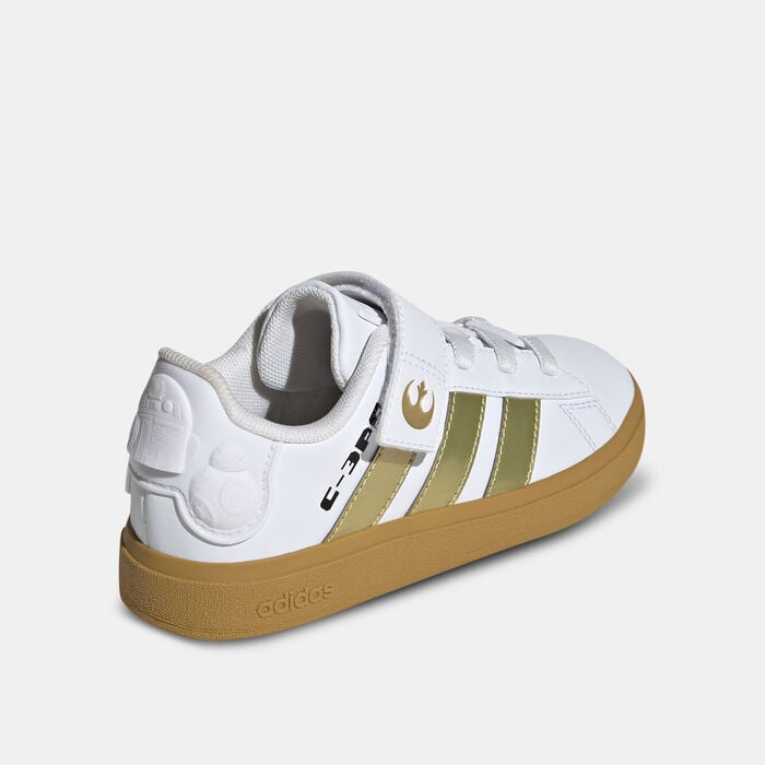 adidas Kids' Star Wars Grand Court 2.0 Shoes Gold adidas Kids' Star Wars Grand Court 2.0 Shoes Gold image number 2