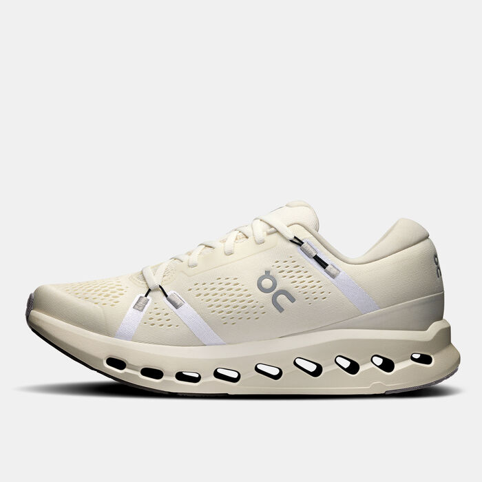 On Women's Cloudsurfer 2 Running Shoes White On Women's Cloudsurfer 2 Running Shoes White image number 2