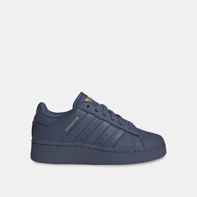 adidas Originals Kids' Superstar XLG Shoes Blue adidas Originals Kids' Superstar XLG Shoes Blue