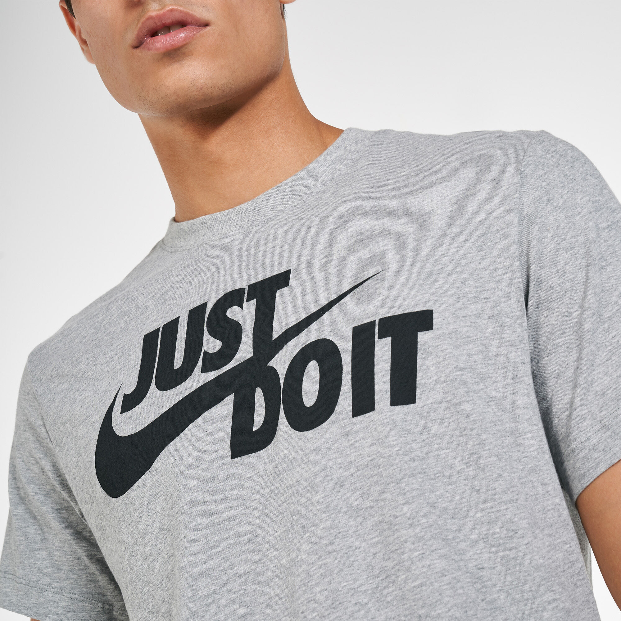 Nike just do it t shirt grey cheap