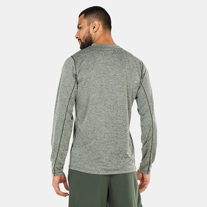 New Balance Men's Tenacity Long Sleeve T-Shirt Blue New Balance Men's Tenacity Long Sleeve T-Shirt Blue image number 1