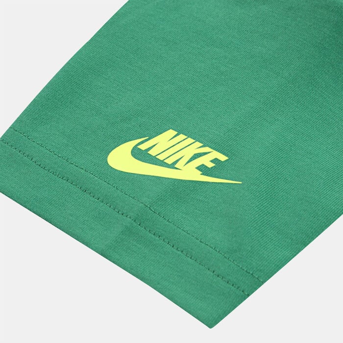 Nike Kids' Sportswear Taffeta T-Shirt and Shorts Set Black Nike Kids' Sportswear Taffeta T-Shirt and Shorts Set Black image number 2