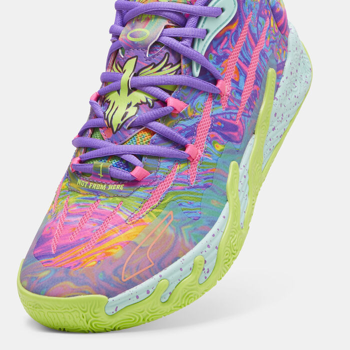 PUMA Men's MB.03 Basketball Shoes Purple PUMA Men's MB.03 Basketball Shoes Purple image number 4