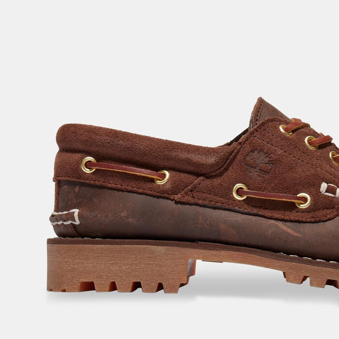 Timberland Men's Authentic Boat Shoes Brown Timberland Men's Authentic Boat Shoes Brown image number 4