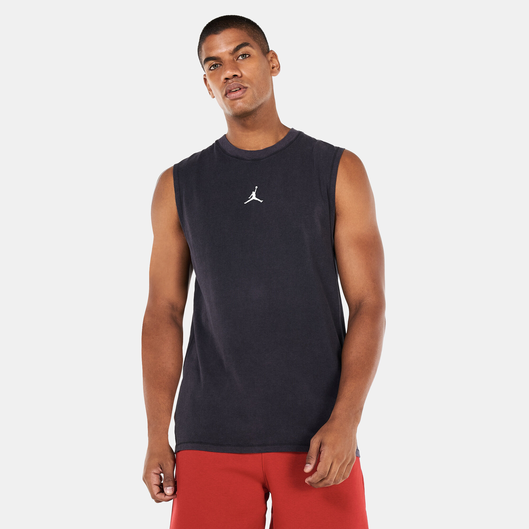 Mens sleeveless dri fit shirts hot sale