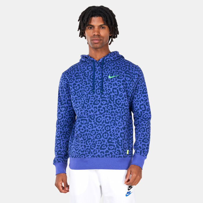 Buy Nike Men's Sportswear Club Brazil Hoodie Blue in KSA -SSS