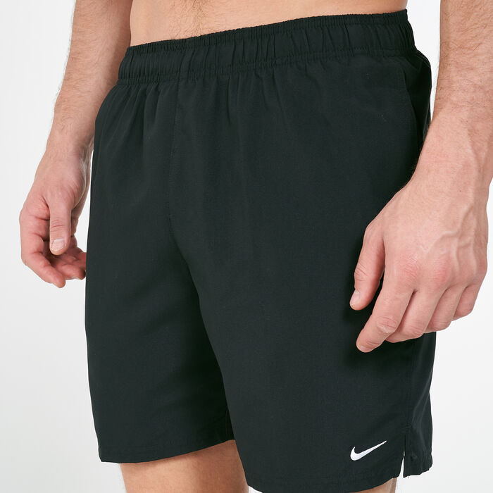Nike Swim Men's 7-inch Volley Swimming Shorts Black Nike Swim Men's 7-inch Volley Swimming Shorts Black image number 3