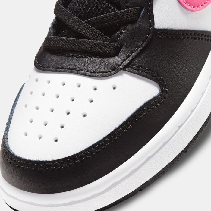 Nike Kids' Court Borough Mid 2 Shoe (Younger Kids) White image number 5