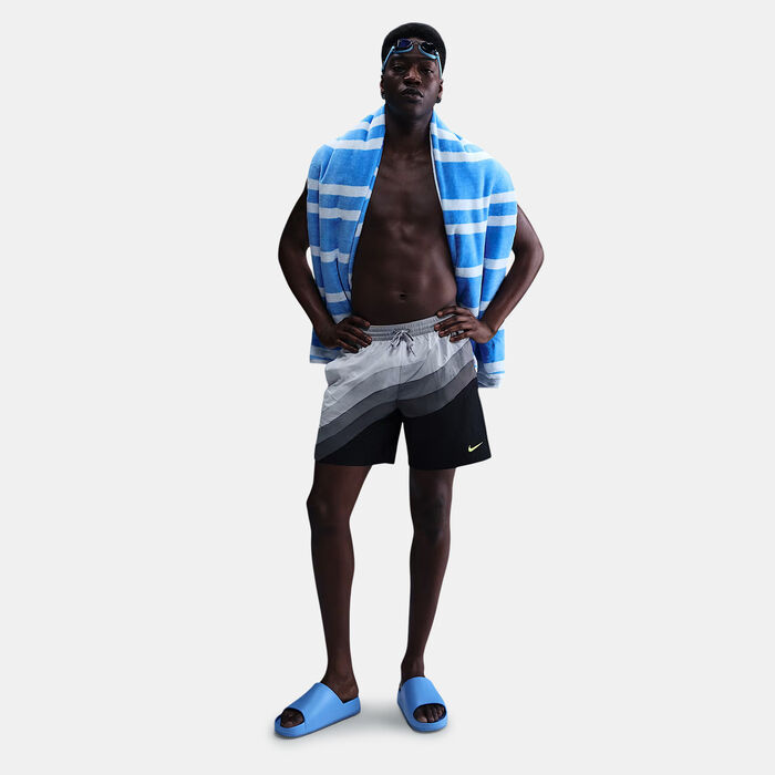 Nike Swim Men's Volley Swimming Shorts Black Nike Swim Men's Volley Swimming Shorts Black image number 2