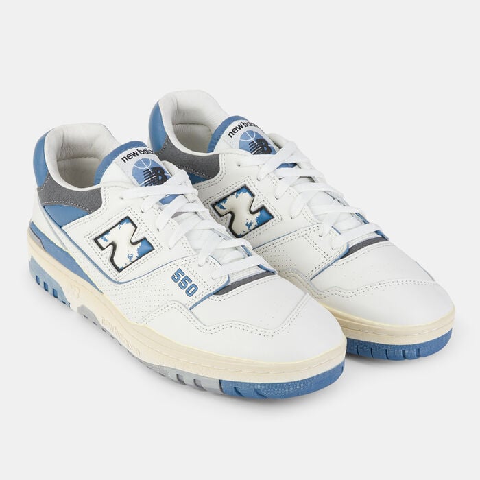 New Balance Men's BB550 Shoes White New Balance Men's BB550 Shoes White image number 1