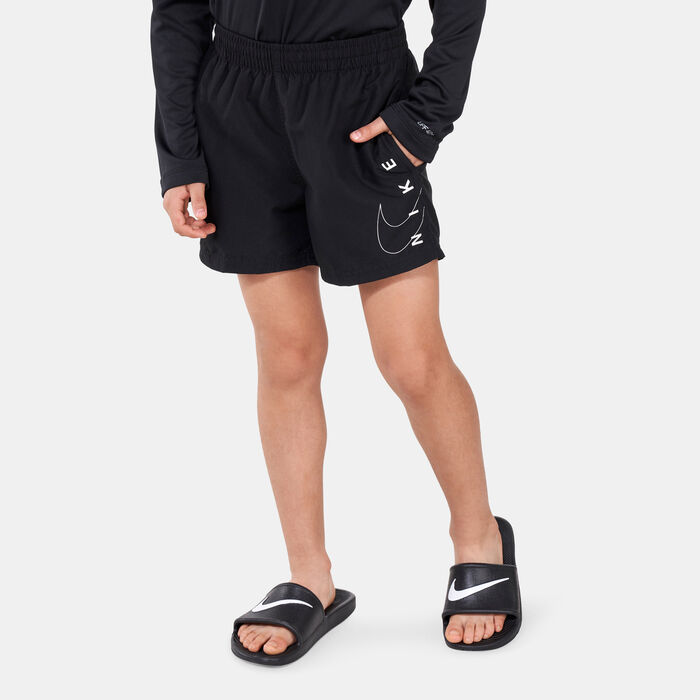 Nike Swim Kids' 4-inch Volley Shorts Black image number 0