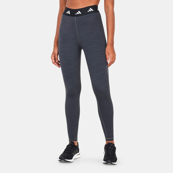 adidas Women's TechFit 7/8 Leggings Grey adidas Women's TechFit 7/8 Leggings Grey image number 0