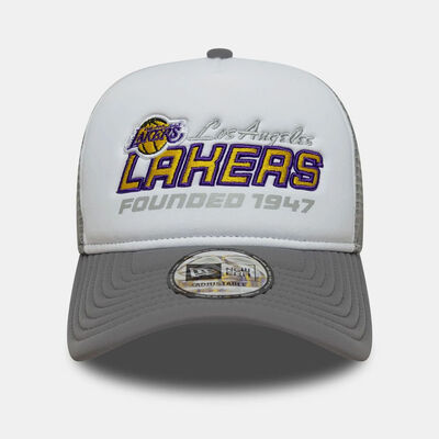 New Era Men's NBA Los Angeles Lakers Trucker Cap Blue