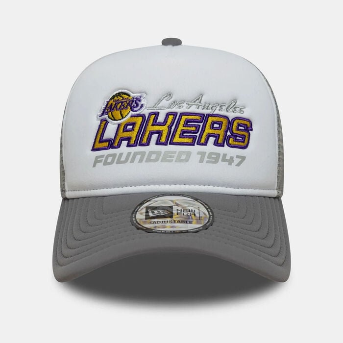 New Era Men's NBA Los Angeles Lakers Trucker Cap Blue New Era Men's NBA Los Angeles Lakers Trucker Cap Blue image number 0