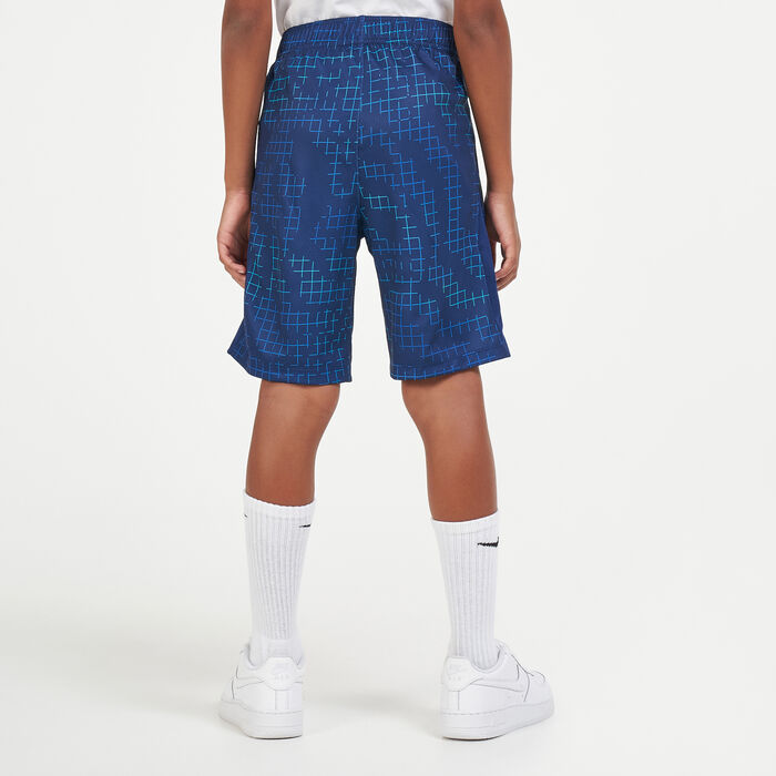 Nike Kids' Dri-FIT Printed Training Shorts Blue image number 1