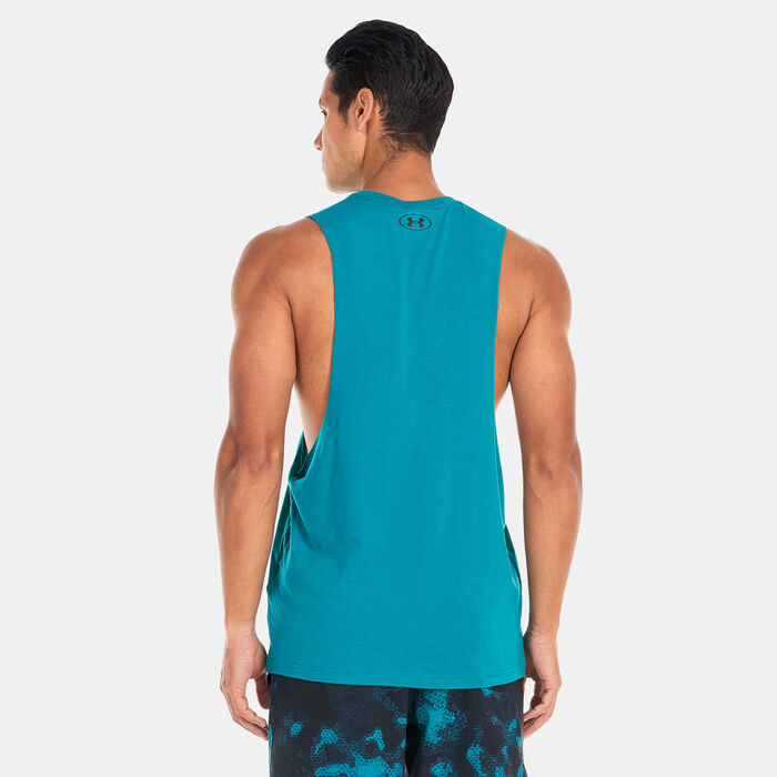 Under Armour Men's Project Rock Iron Muscle Tank Top Green Under Armour Men's Project Rock Iron Muscle Tank Top Green image number 1
